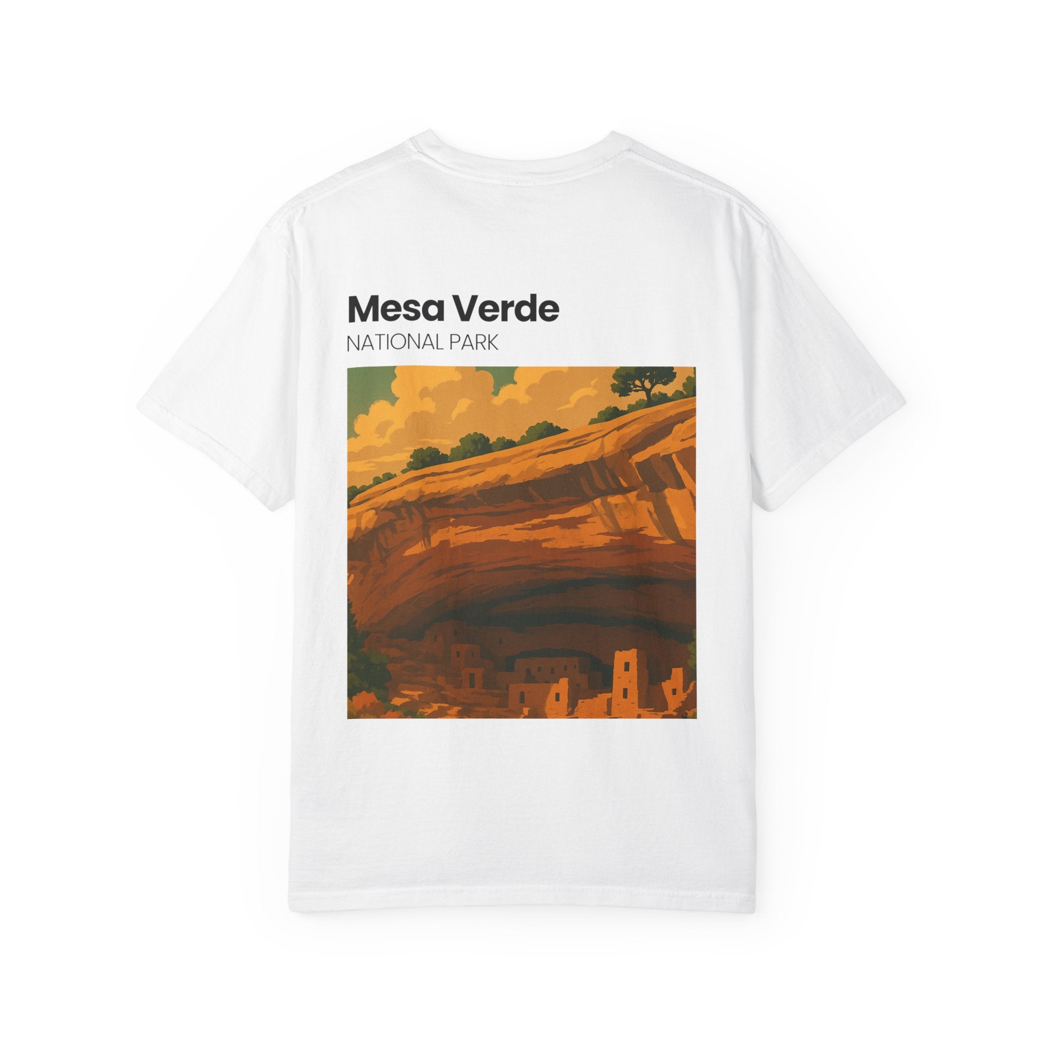 Mesa Verde National Park T-Shirt | Cliff Dwelling Vintage Poster Design