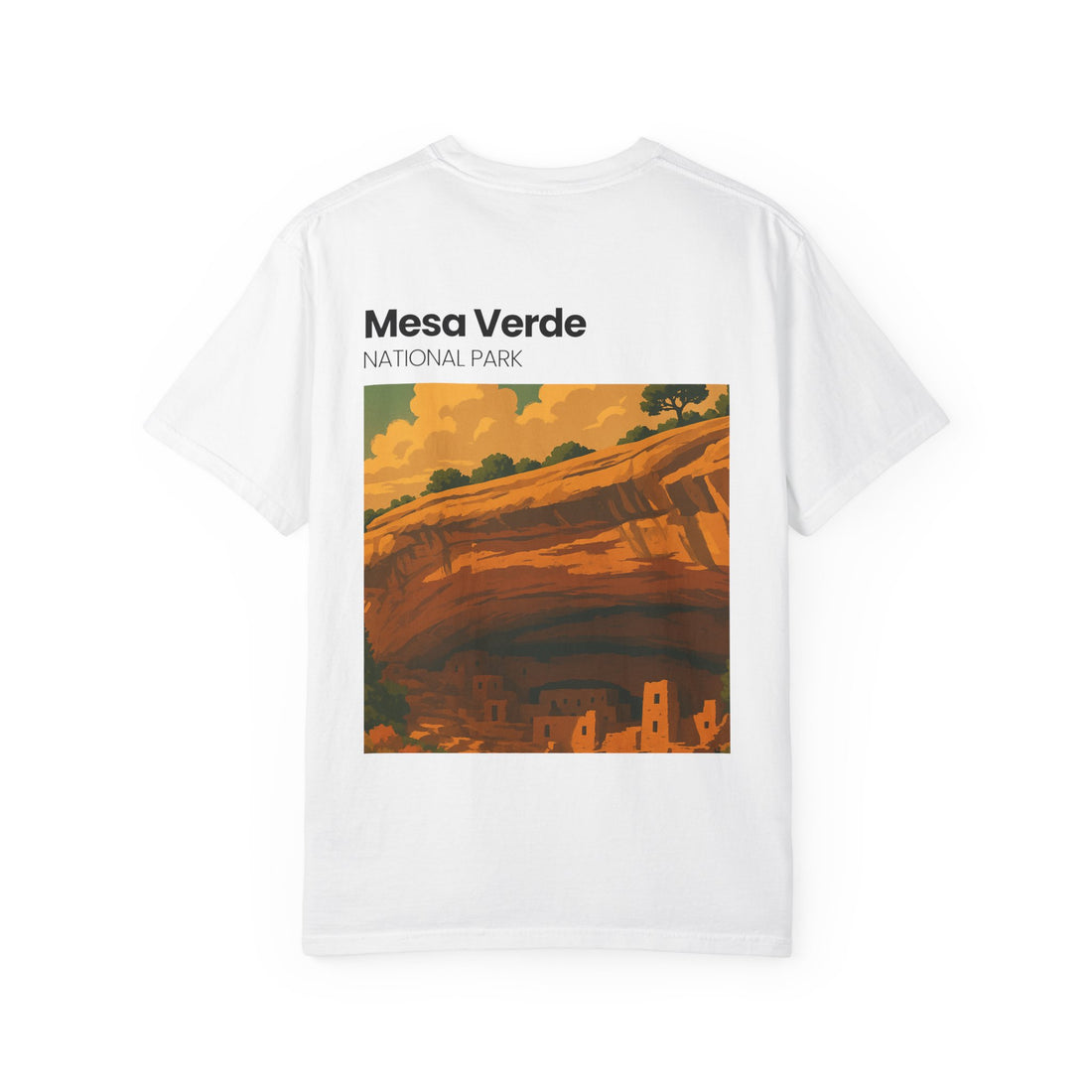 Mesa Verde National Park T-Shirt | Cliff Dwelling Vintage Poster Design
