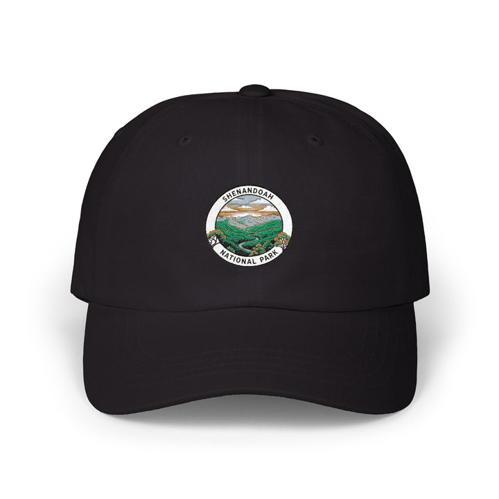 Shenandoah National Park Landscape Dad Cap | Vintage Mountain Emblem