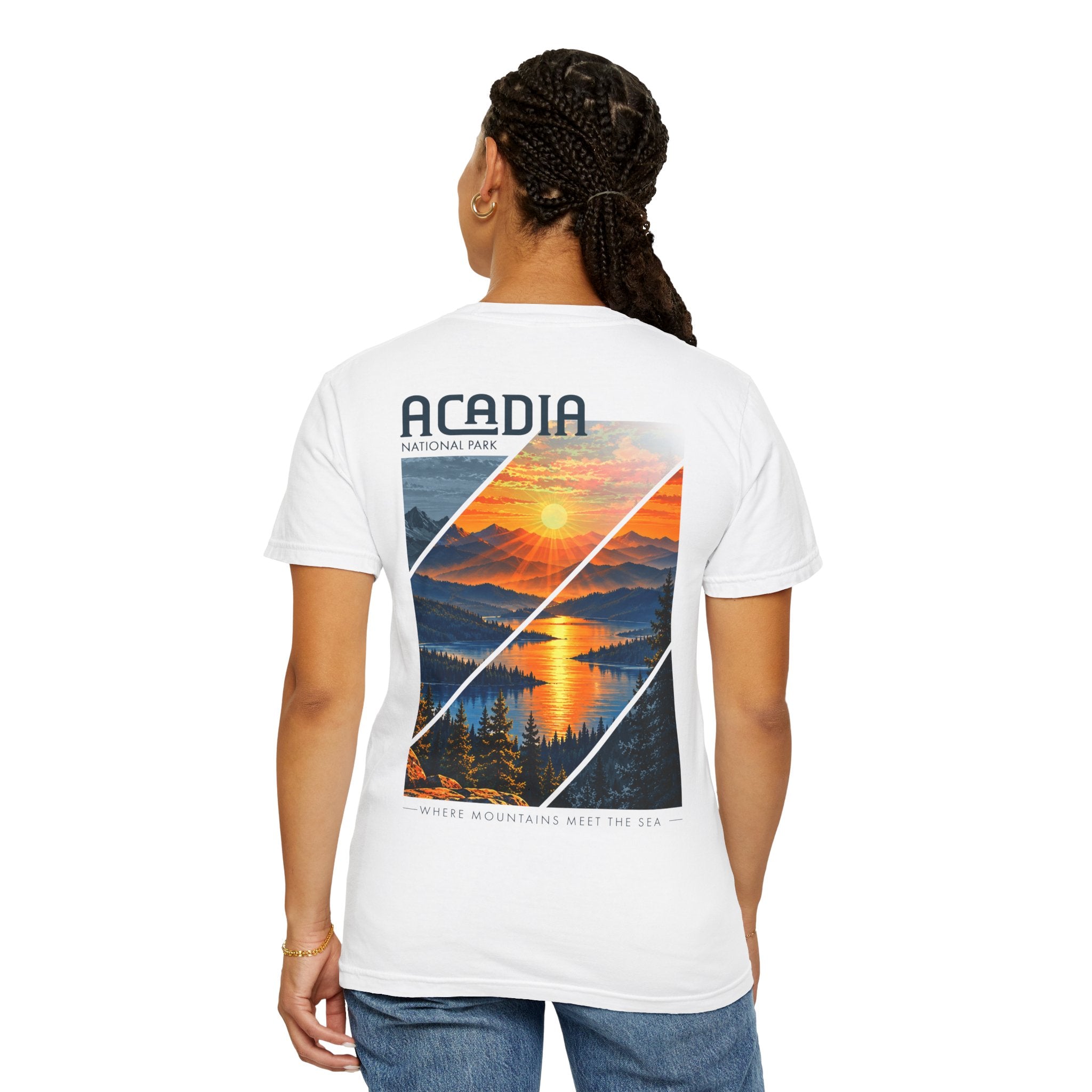 Acadia National Park Sunrise Graphic T-Shirt