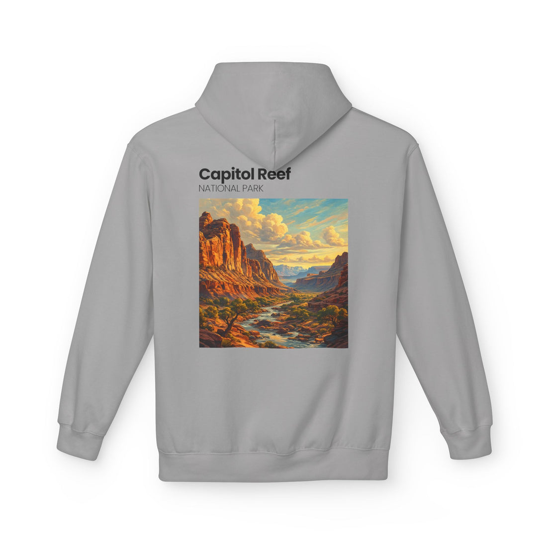 Capitol Reef National Park landscape Hoodie | Utah canyon scenic pullover