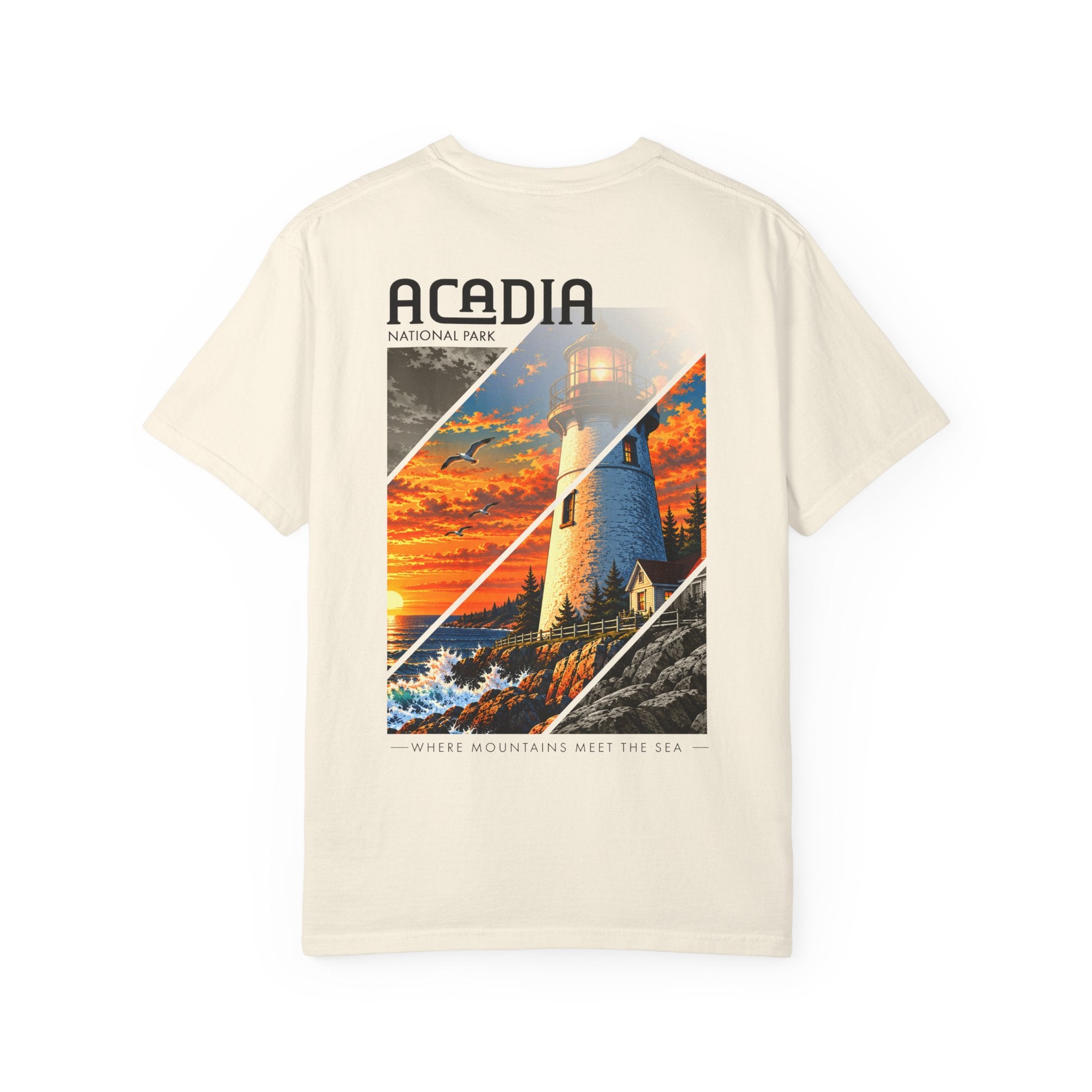 Acadia National Park Lighthouse Graphic T-Shirt
