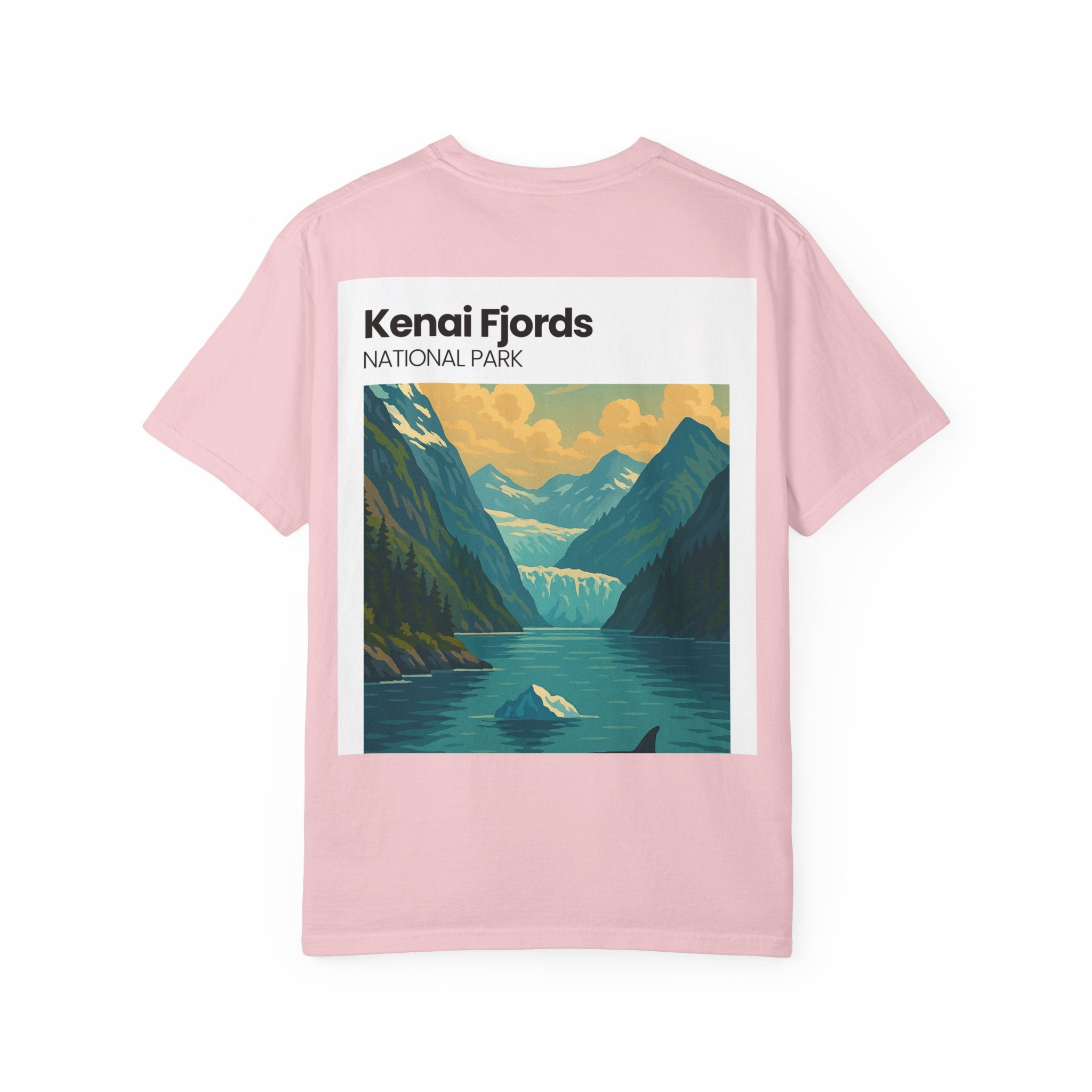 Kenai Fjords National Park Graphic T-shirt | Alaska Glacier Illustration