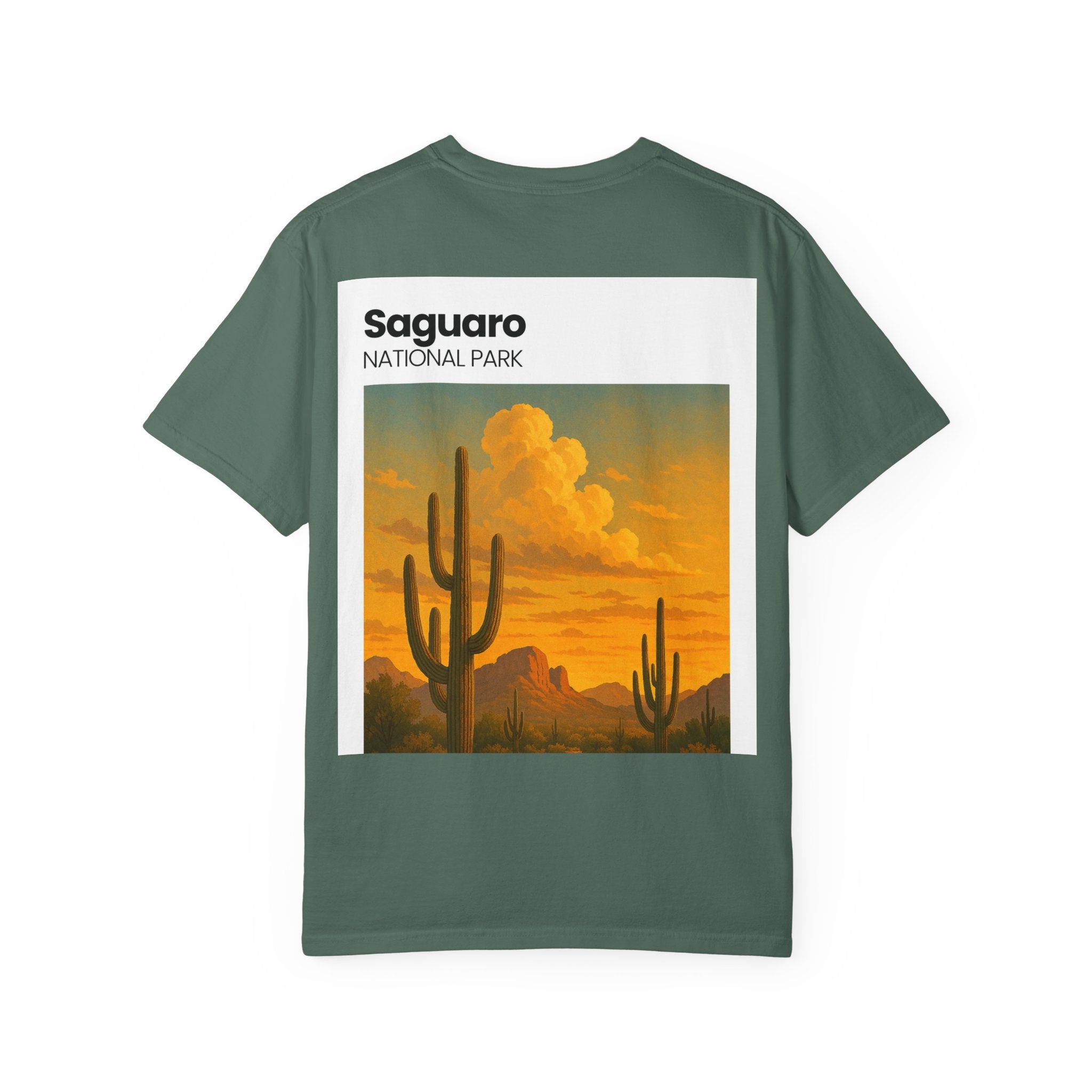 Saguaro National Park Sunset T-Shirt | Desert Cactus Graphic