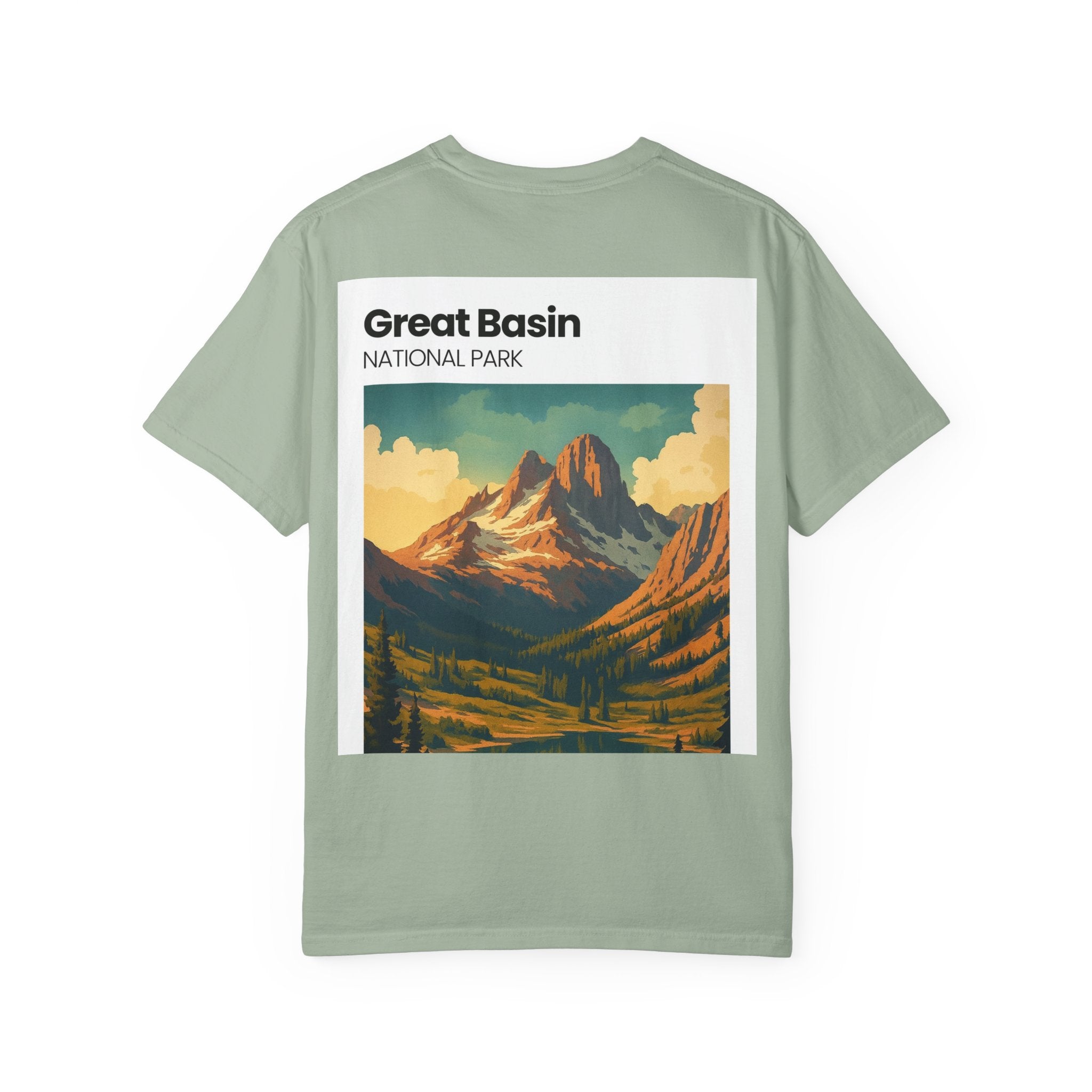 Great Basin National Park Landscape T-Shirt | Mountain Vintage Poster Tee