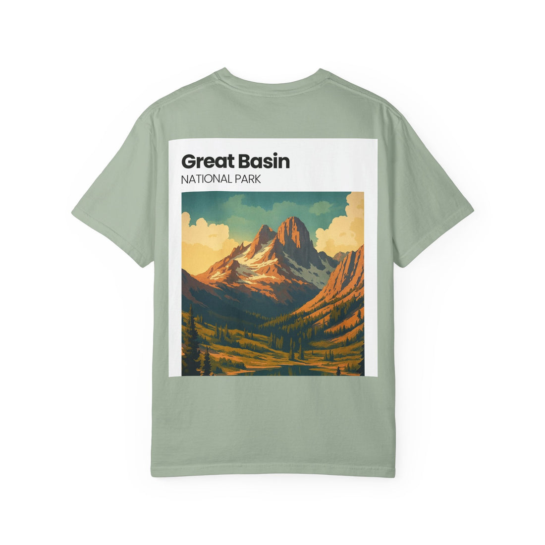 Great Basin National Park Landscape T-Shirt | Mountain Vintage Poster Tee