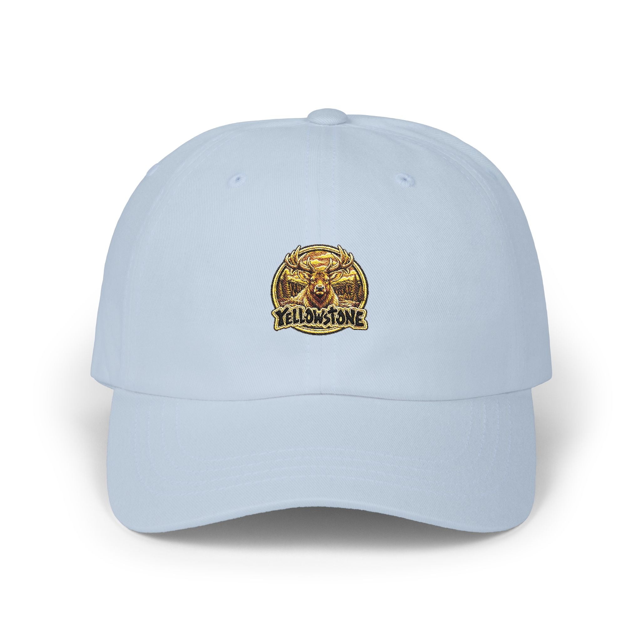 Yellowstone National Park Elk Round Logo Dad Hat