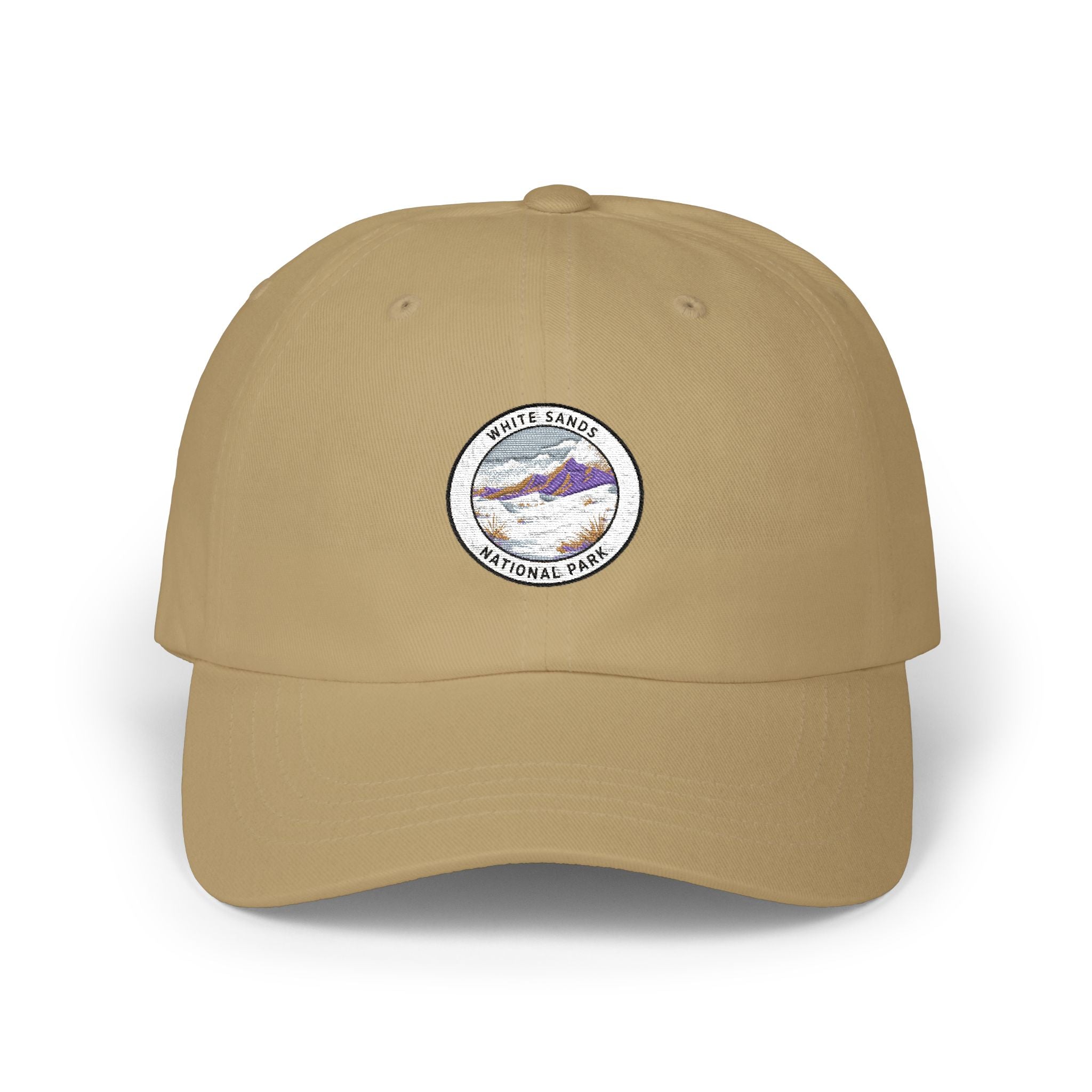 White Sands Mountain Range Patch Dad Cap | National Park Outdoor Hat