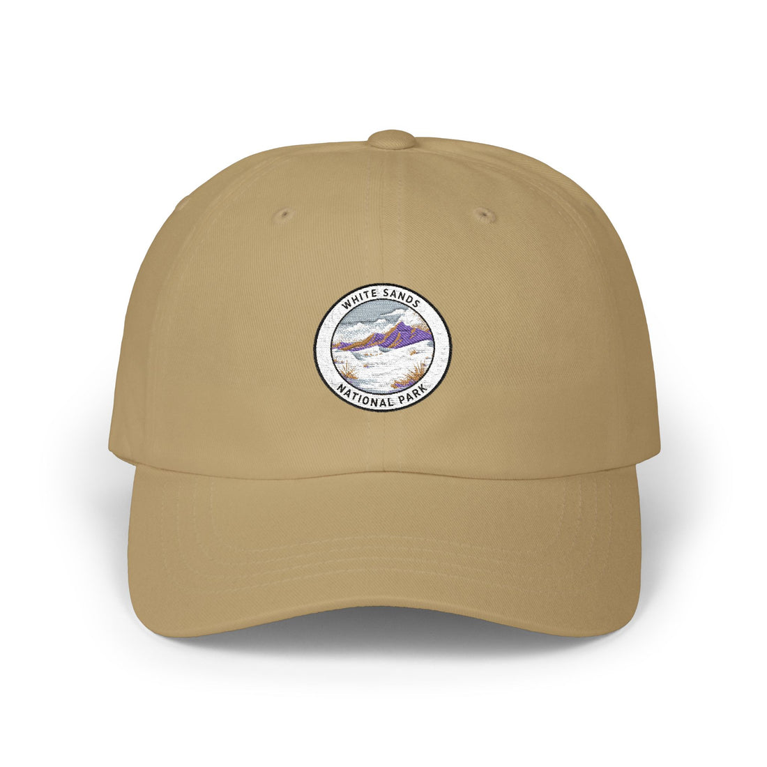 White Sands Mountain Range Patch Dad Cap | National Park Outdoor Hat