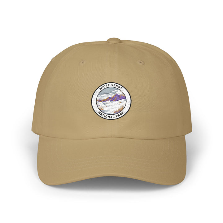 White Sands Mountain Range Patch Dad Cap | National Park Outdoor Hat