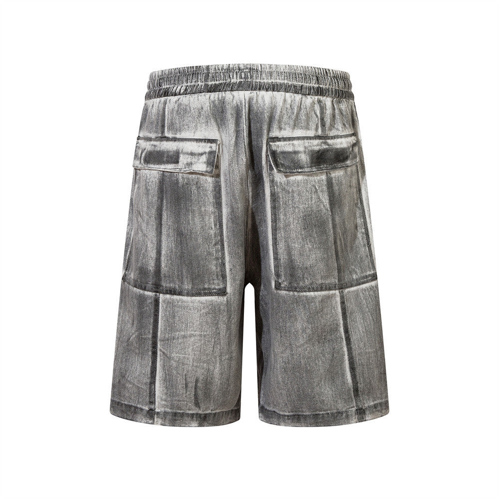 Old And Dirty Workwear Shorts For Men