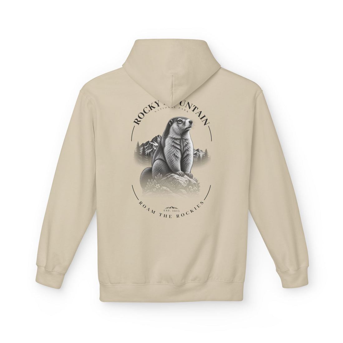 Rocky Mountain National Park Marmot Graphic Hoodie