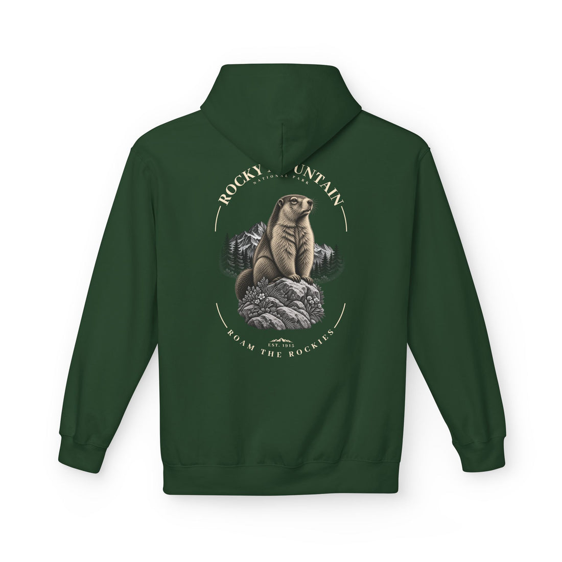 Rocky Mountain National Park Marmot Graphic Hoodie