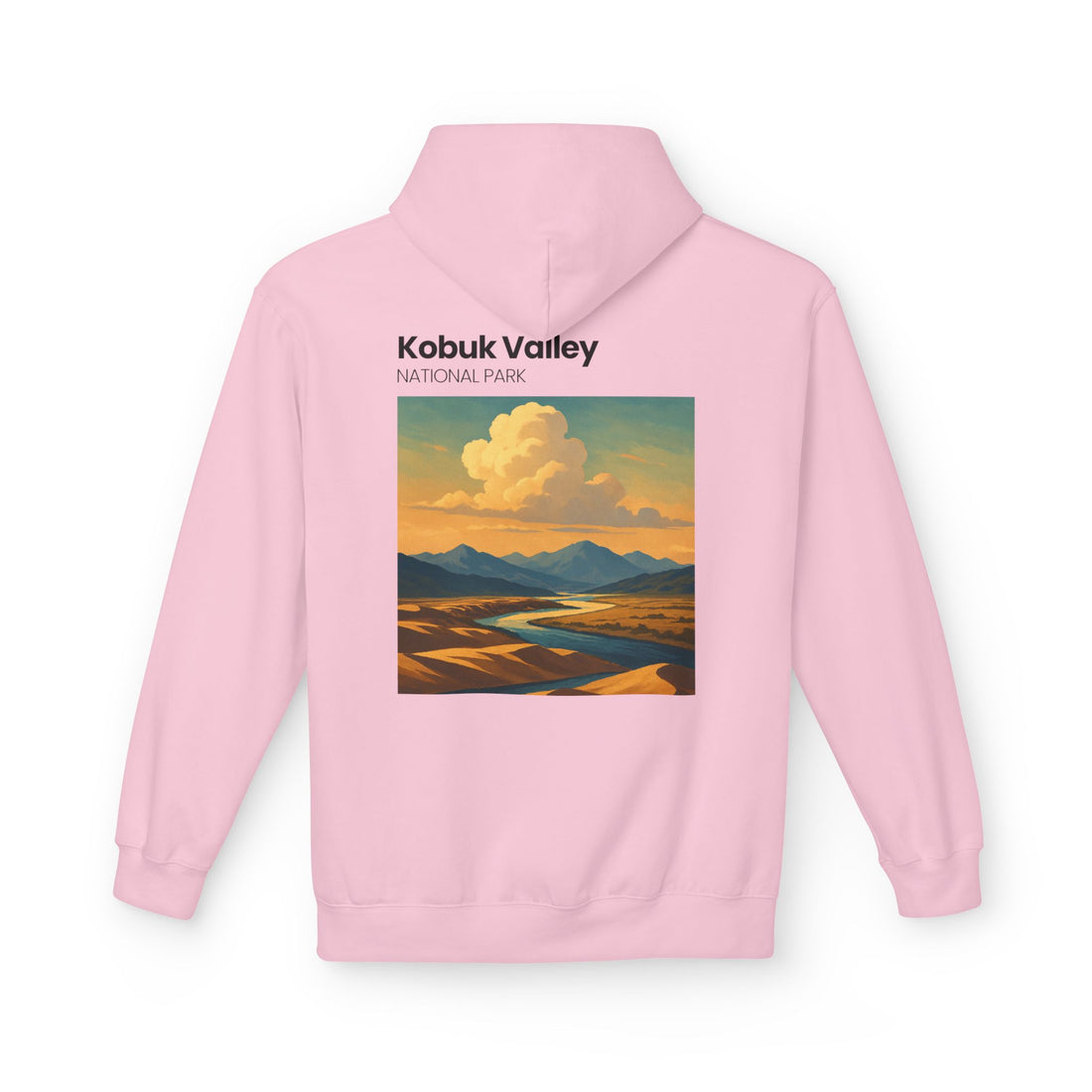 Kobuk Valley National Park landscape Hoodie | Vintage travel poster style