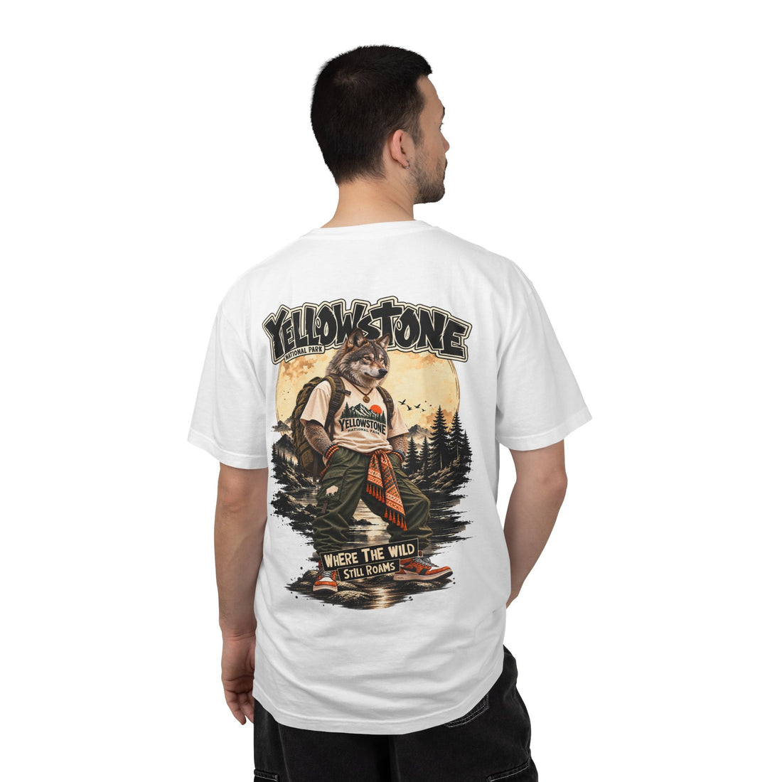 Yellowstone Wolf – Where the Wild Still Roams T-Shirt
