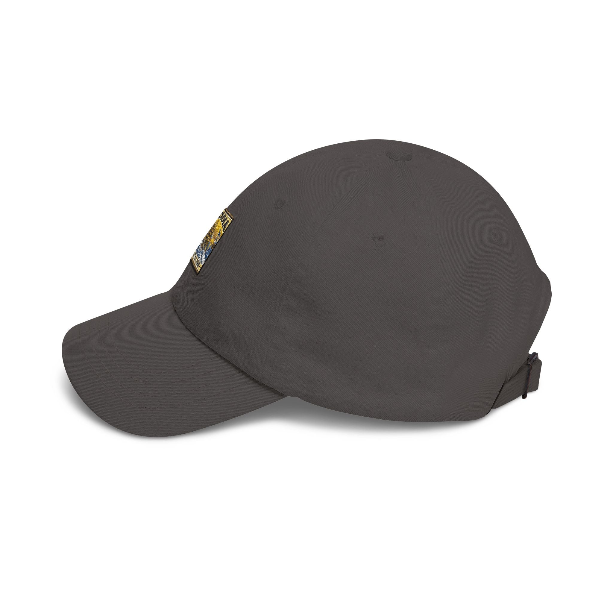 Acadia National Park Pine Trees Square Logo Dad Cap