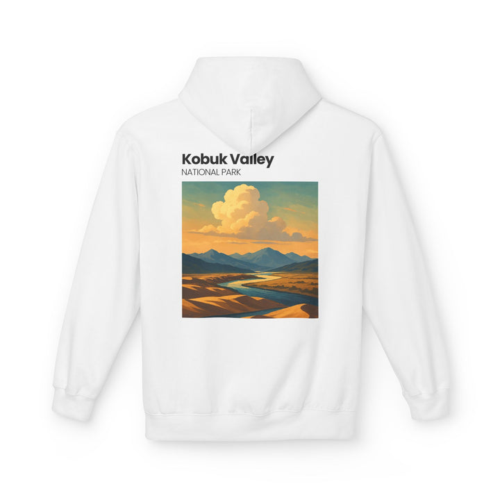 Kobuk Valley National Park landscape Hoodie | Vintage travel poster style