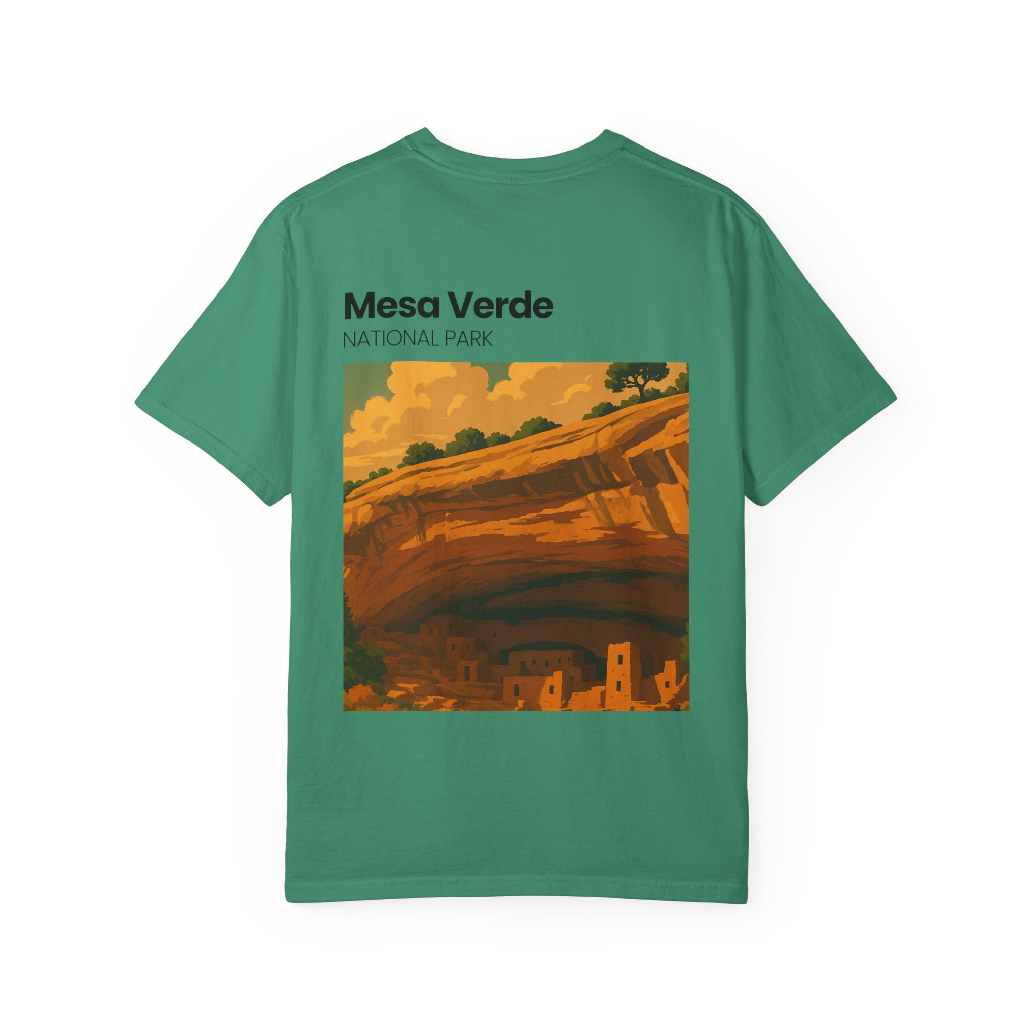 Mesa Verde National Park T-Shirt | Cliff Dwelling Vintage Poster Design