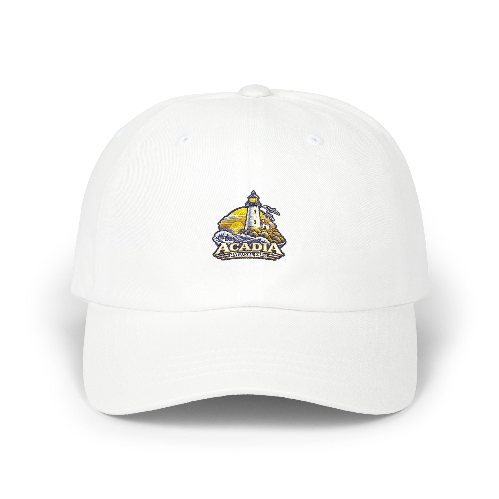 Acadia National Park Lighthouse Dad Cap