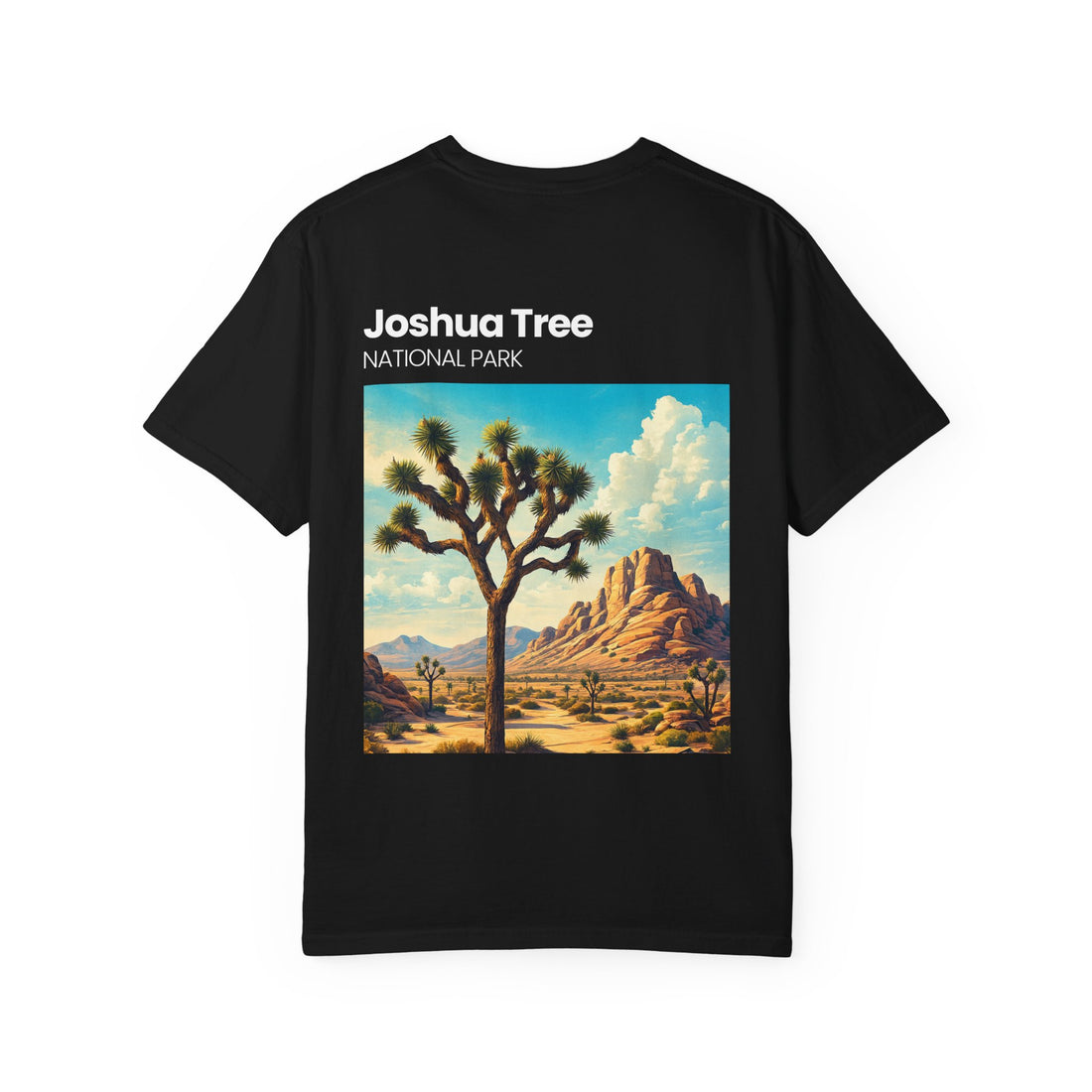 Joshua Tree National Park Vintage Landscape T-Shirt | Desert Scene Tee
