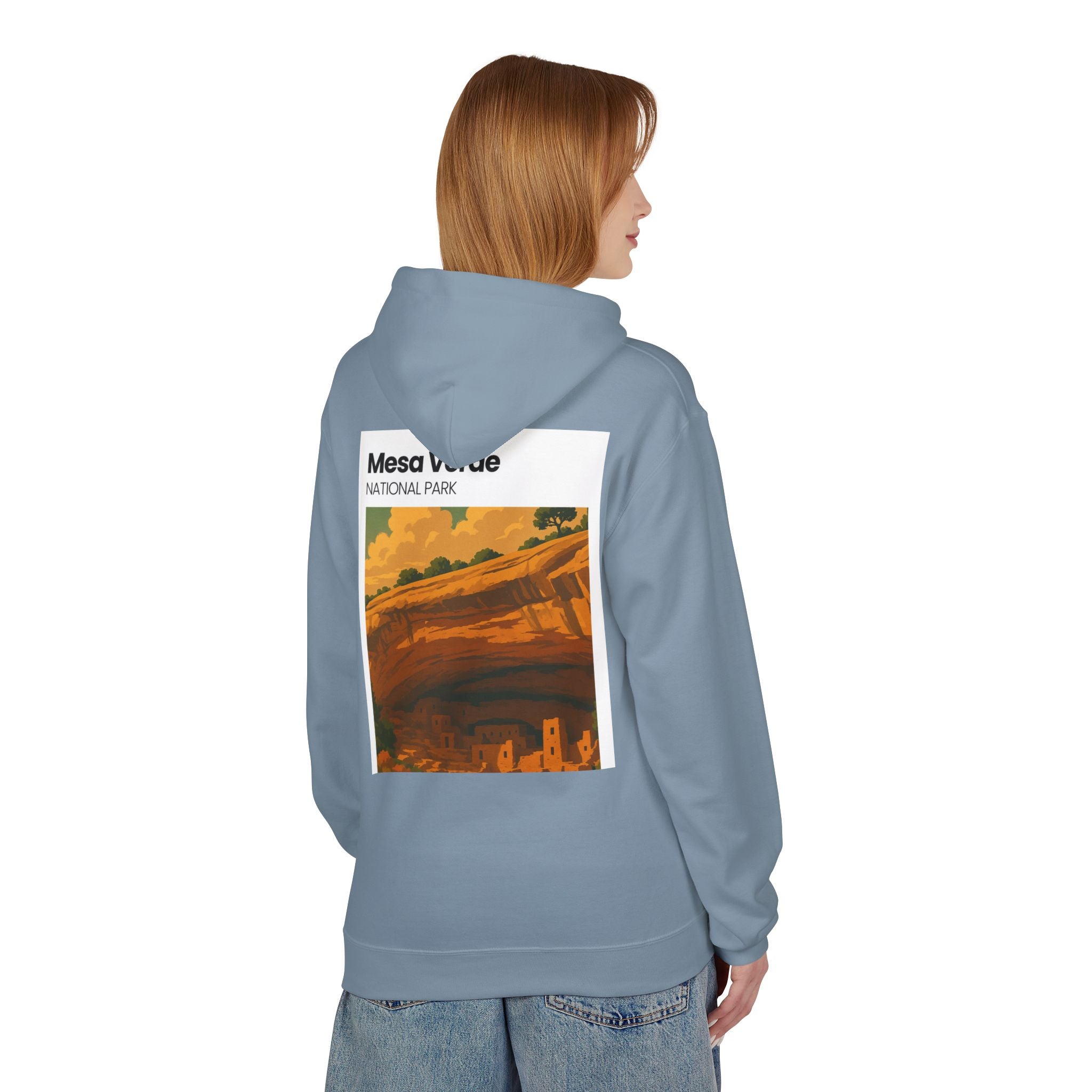 Mesa Verde National Park Hoodie | Cliff Dwelling Landscape Print