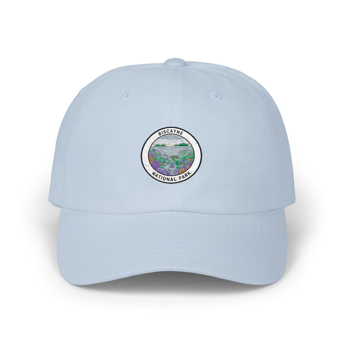 Wildflower Field Patch Classic Dad Cap | Nature Logo Embroidered Hat