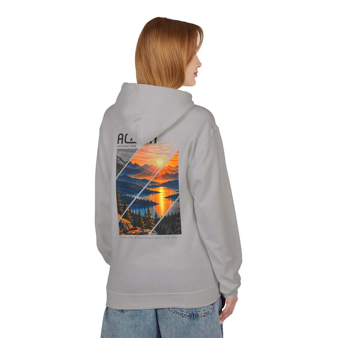 Acadia National Park Sunrise Graphic Hoodie