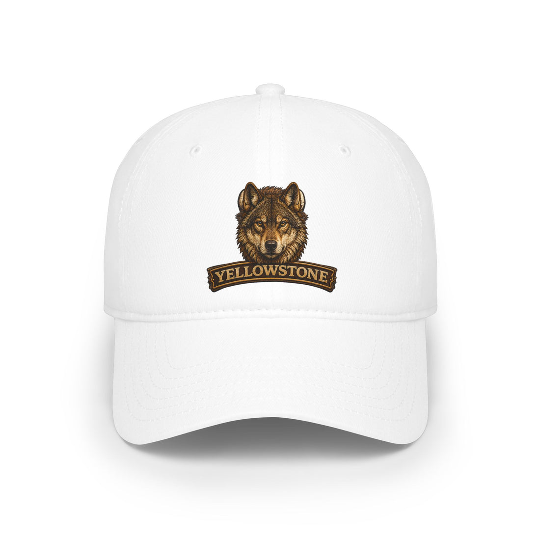 Yellowstone Wolf Dad Hat | Premium Embroidered National Park Cap