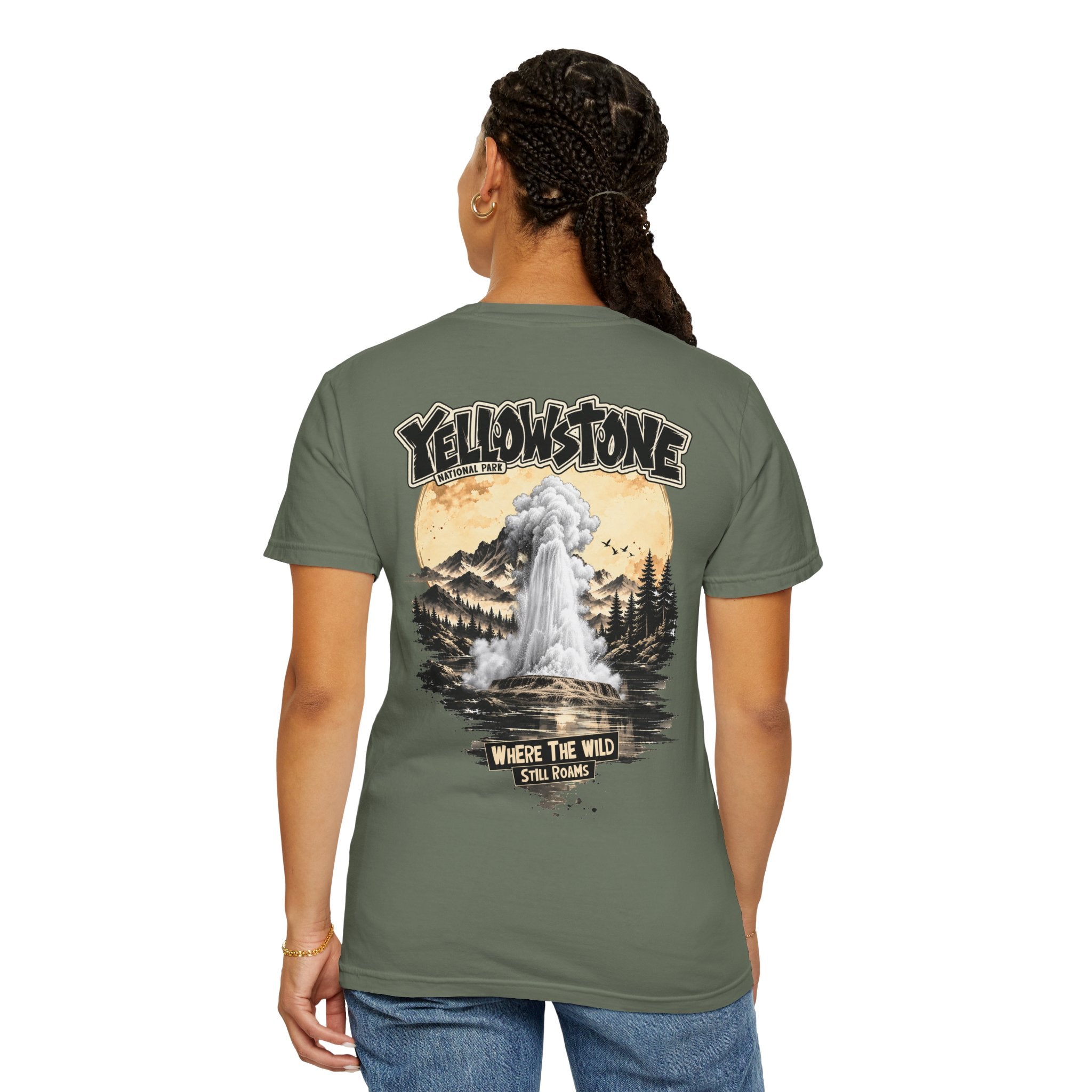Yellowstone Old Faithful – Where the Wild Still Roams T-Shirt