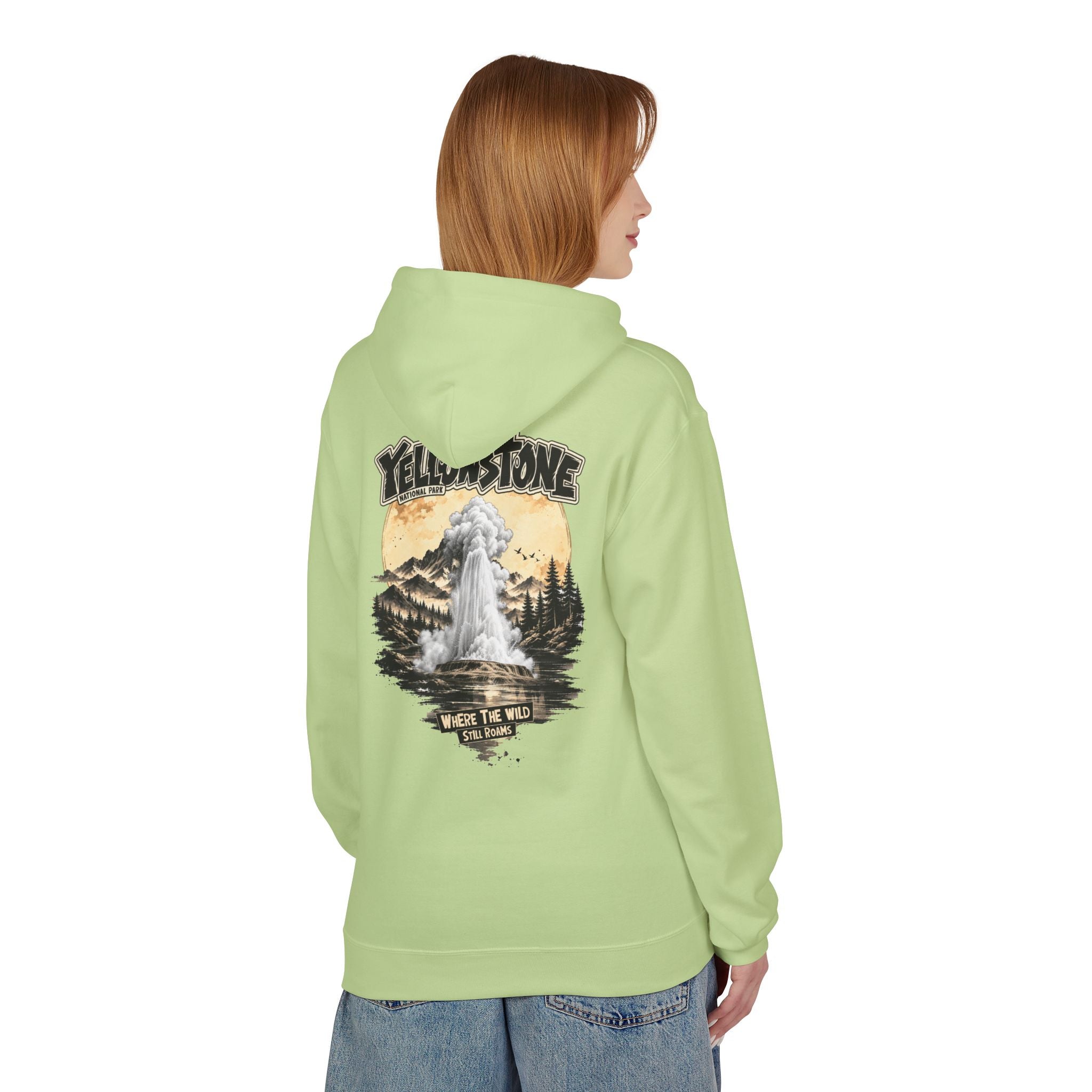 Yellowstone Old Faithful – Where the Wild Still Roams Hoodie