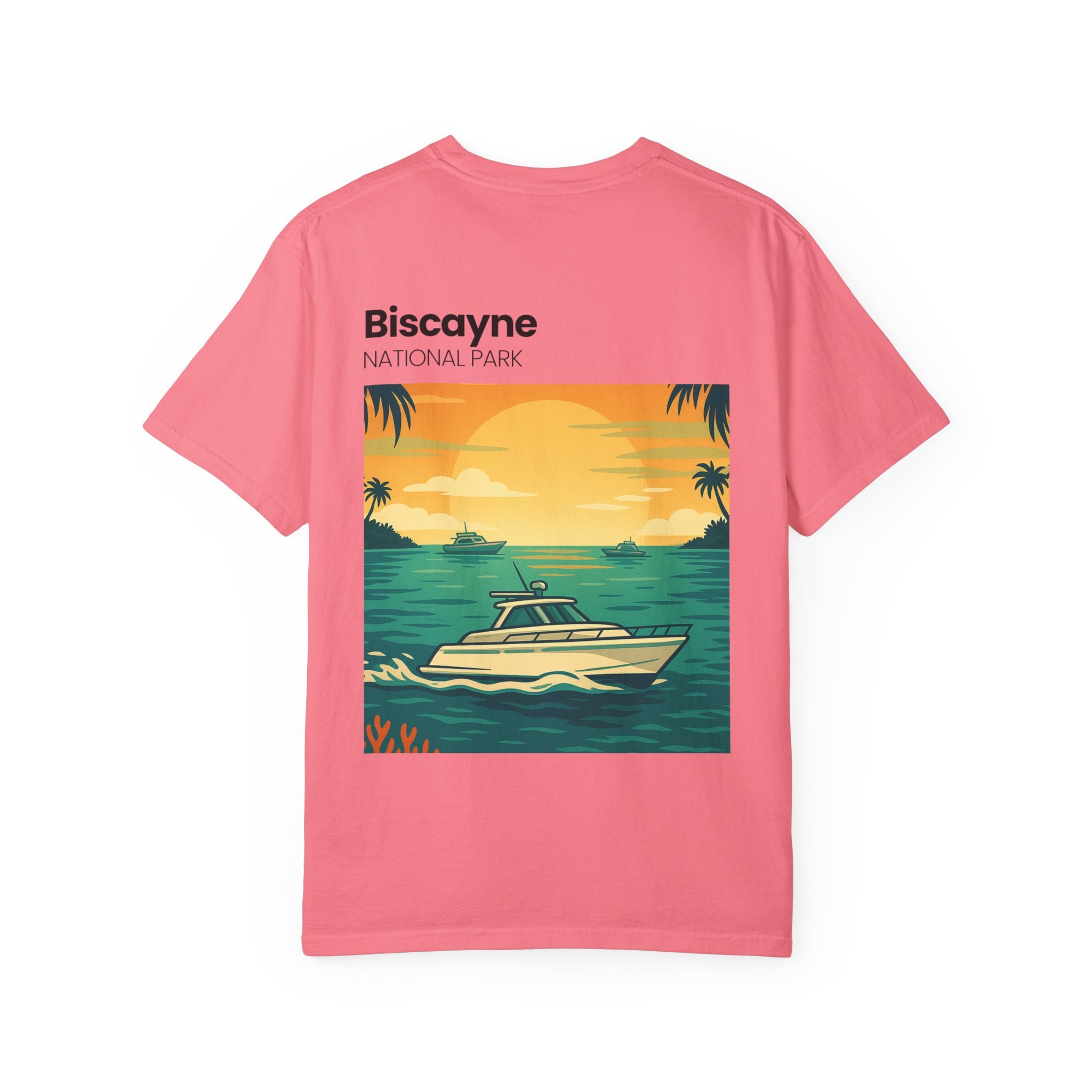 Biscayne National Park Boat Sunset T-Shirt