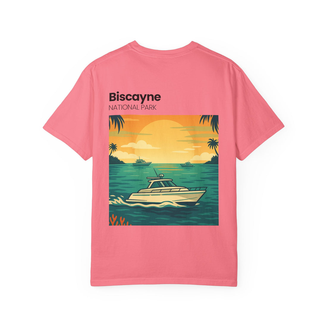 Biscayne National Park Boat Sunset T-Shirt