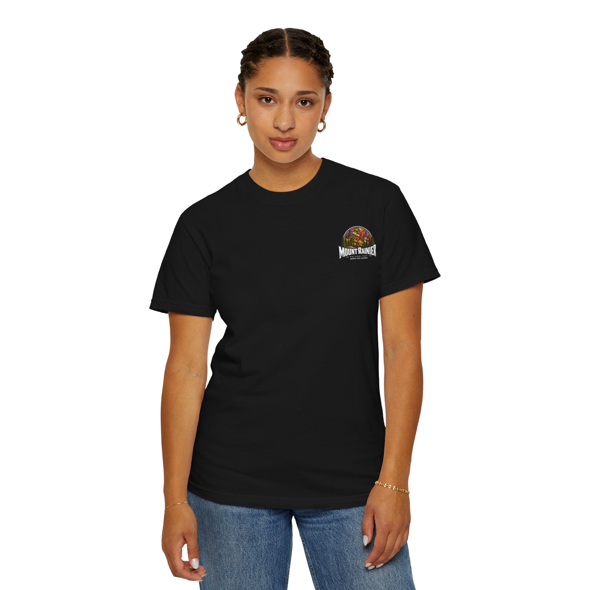 Mount Rainier National Park – Wildflower Meadow Graphic T-Shirt
