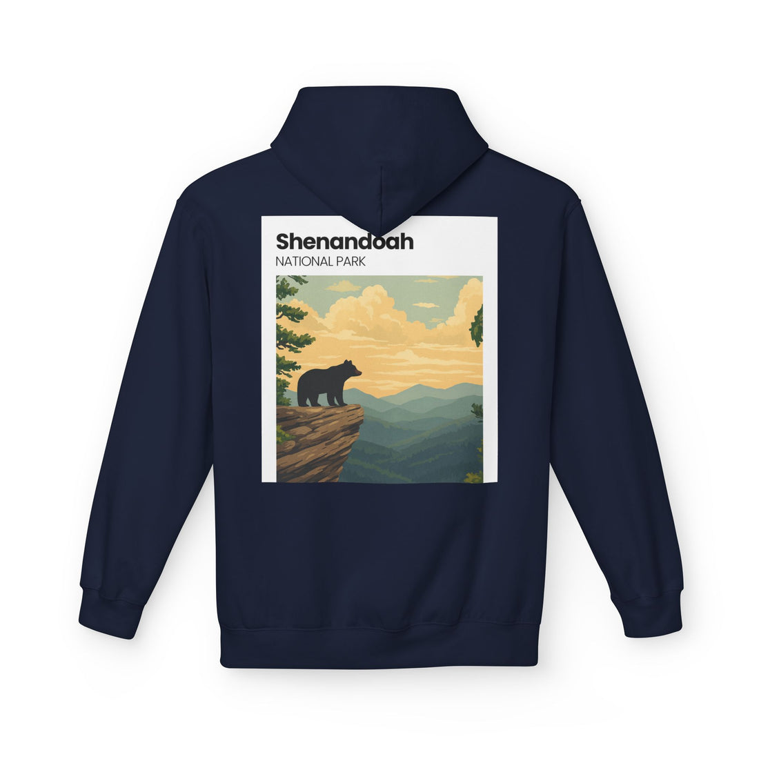 Shenandoah National Park Bear Hoodie | Vintage Travel Poster style