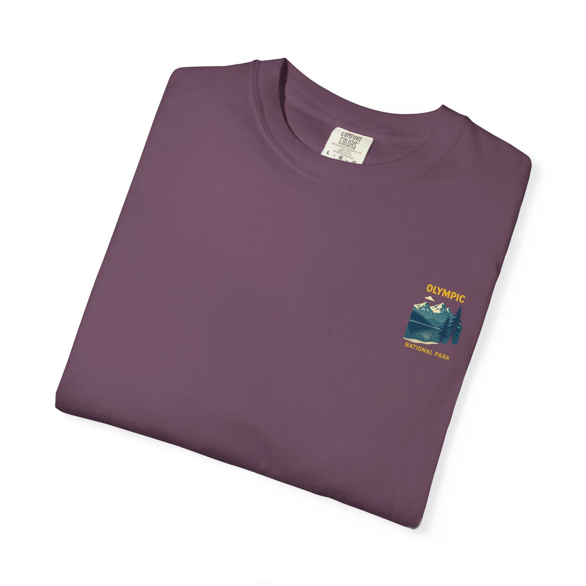Olympic National Park landscape T-Shirt | mountain lake forest tee