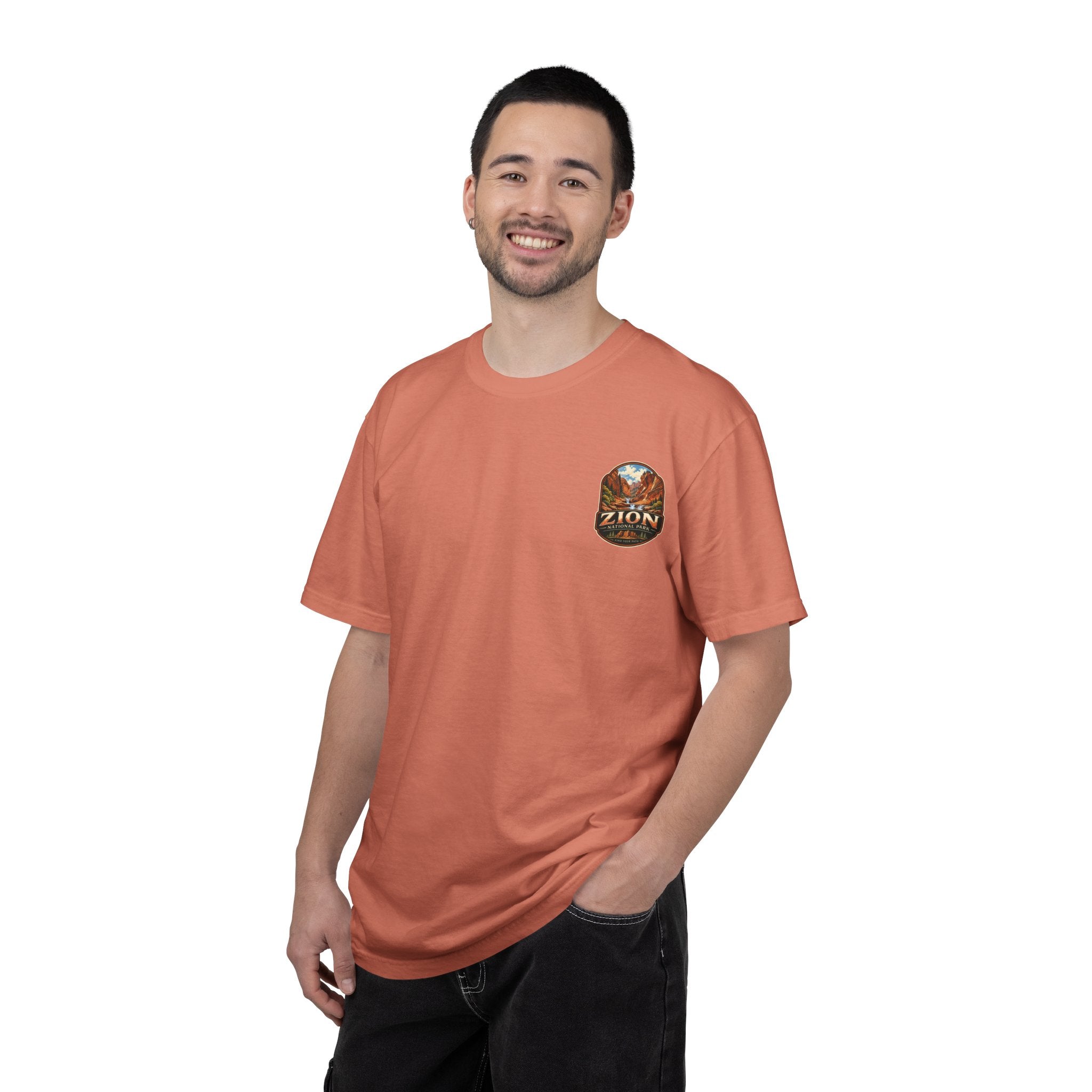 Red Cliffs Zion National Park Vintage Graphic T-Shirt