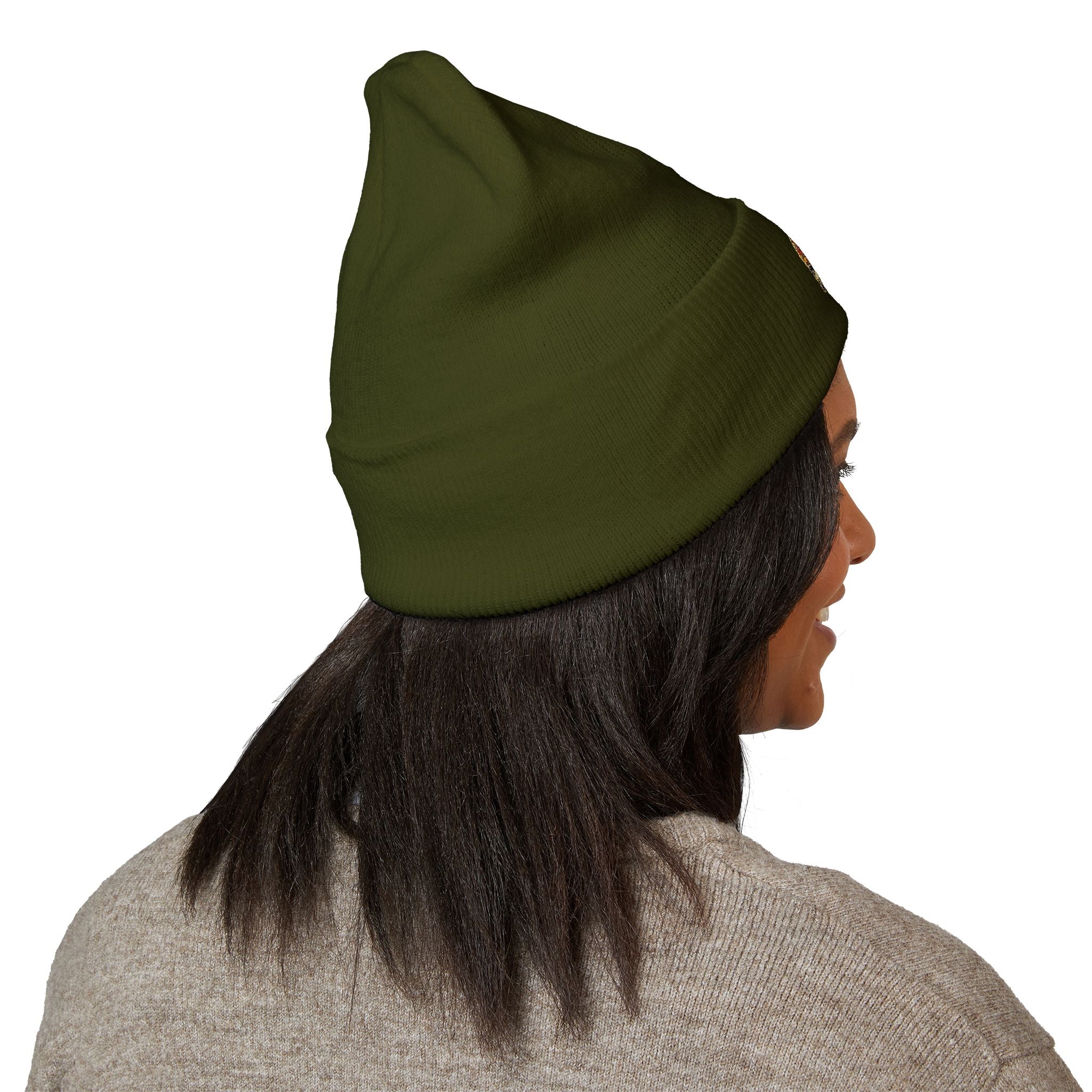 Mount Rainier National Park – Wildflower Meadow Round Patch Beanie