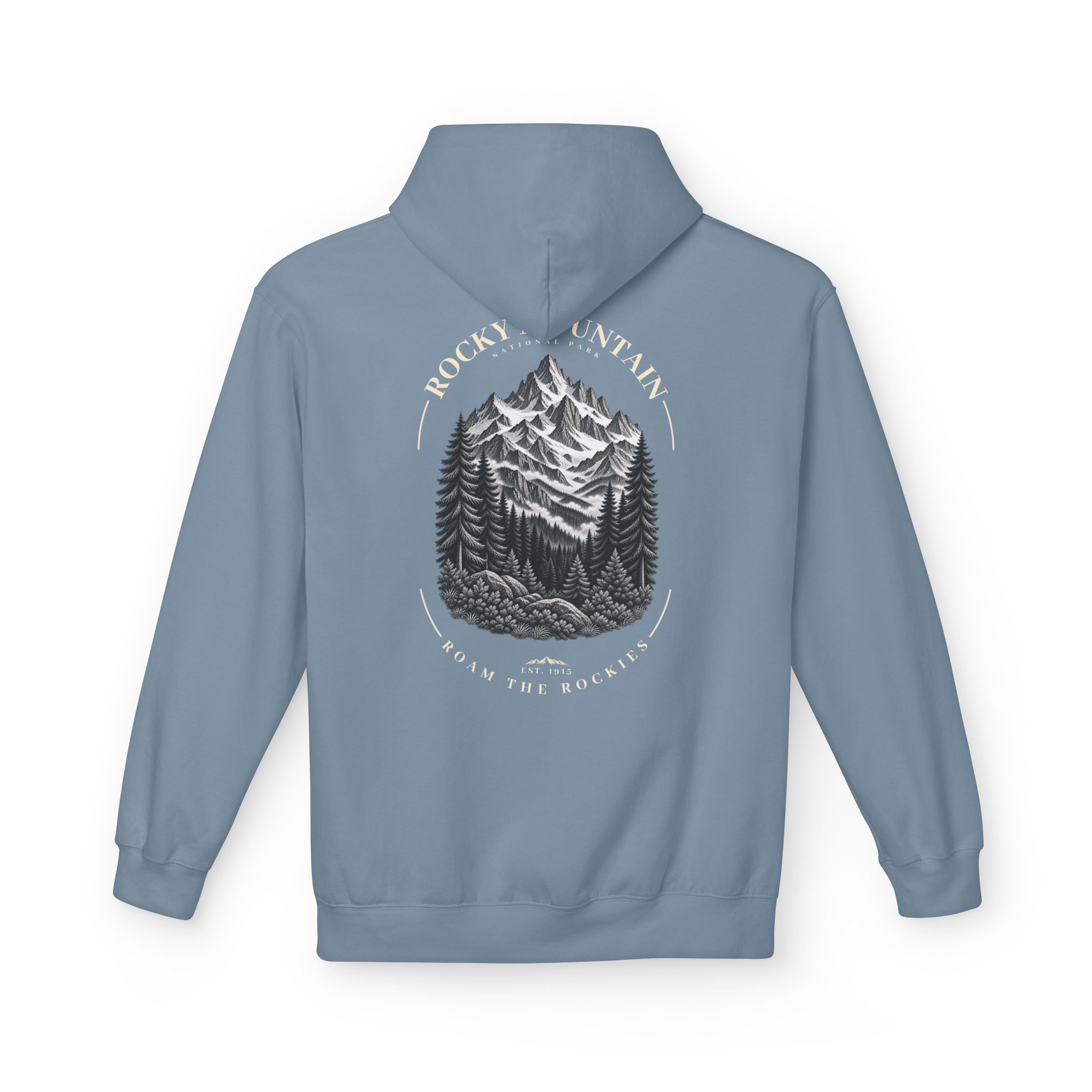 Rocky Mountain National Park Mountain Range Graphic Hoodie