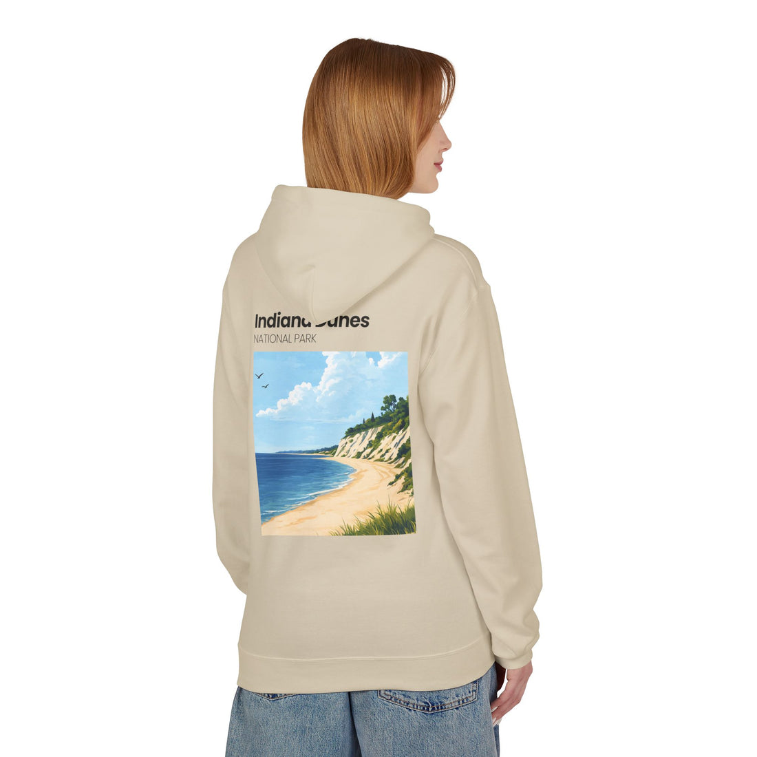 Indiana Dunes National Park Beach Hoodie | Vintage Travel Scenic Sweatshirt