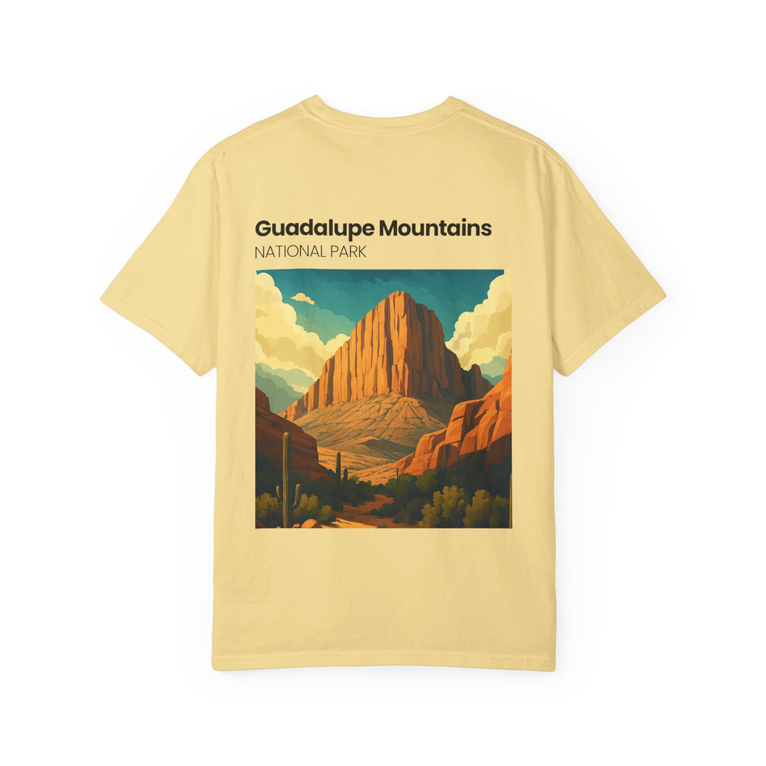 Guadalupe Mountains National Park T-Shirt | Desert Landscape Poster Tee