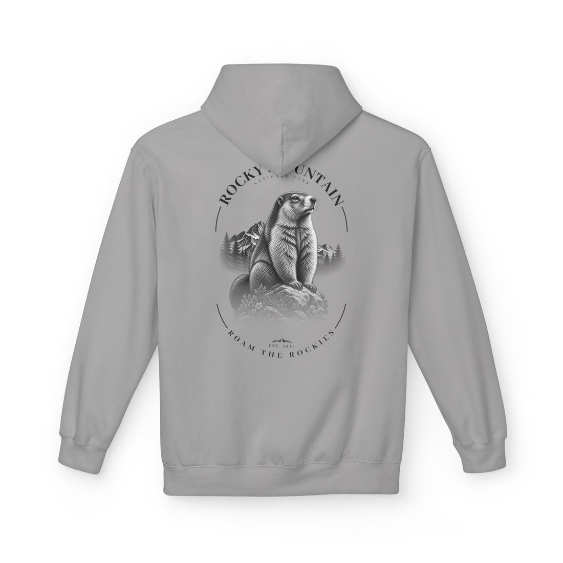 Rocky Mountain National Park Marmot Graphic Hoodie