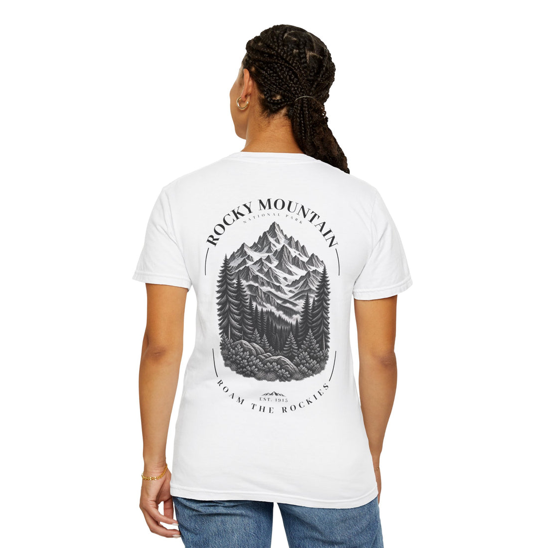 Rocky Mountain National Park Mountain Range Graphic T-Shirt