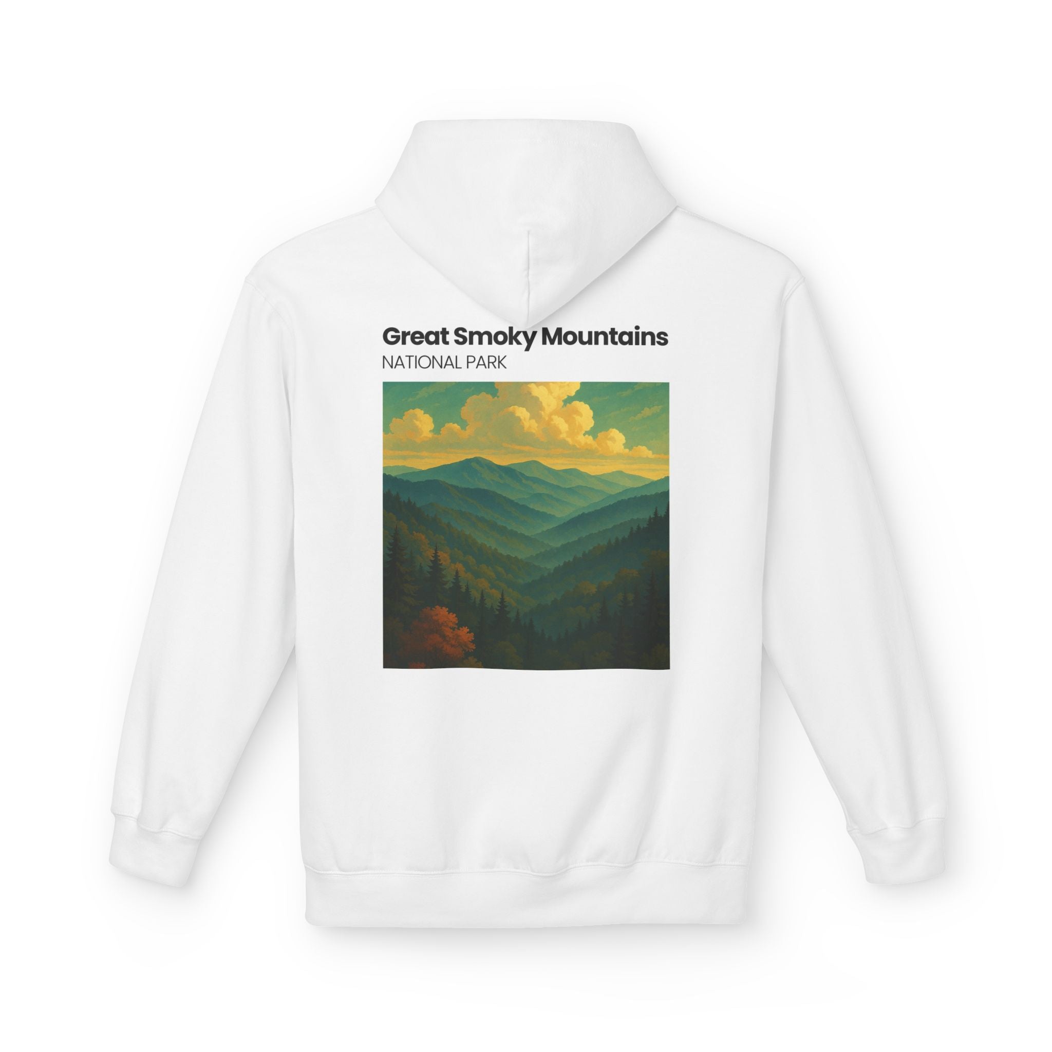 Great Smoky Mountains landscape hoodie | National Park pullover