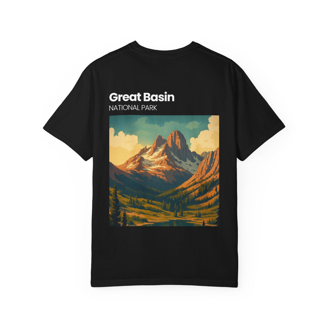 Great Basin National Park Landscape T-Shirt | Mountain Vintage Poster Tee