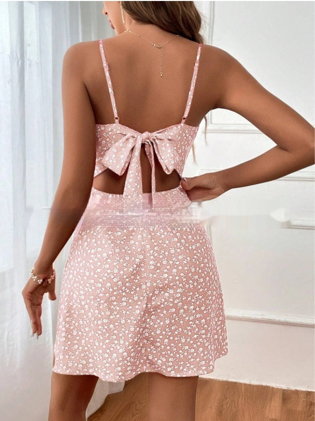 Sling Mini Dress Beach Vacation