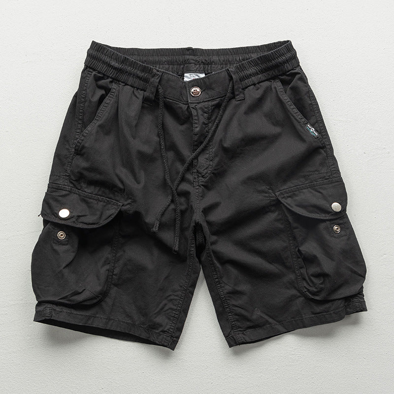Summer Multi-pocket Workwear Shorts For Men
