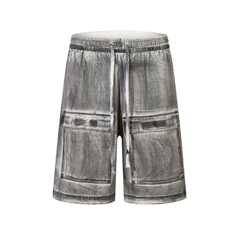 Old And Dirty Workwear Shorts For Men