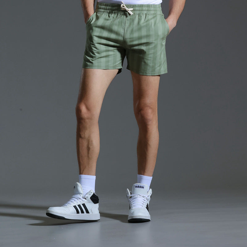 Vertical Striped Shorts For Men