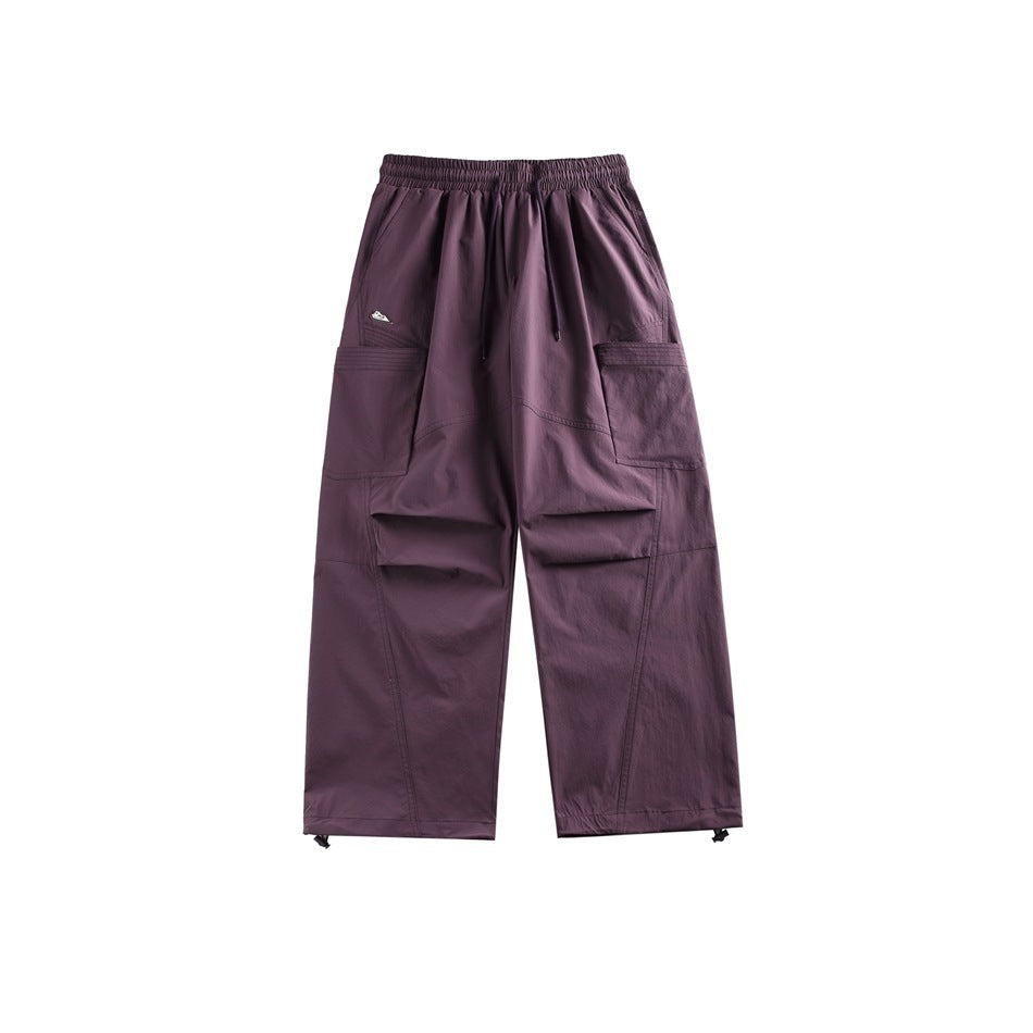 American Retro Parachute Soldier Pants Men