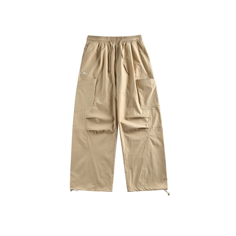 American Retro Parachute Soldier Pants Men